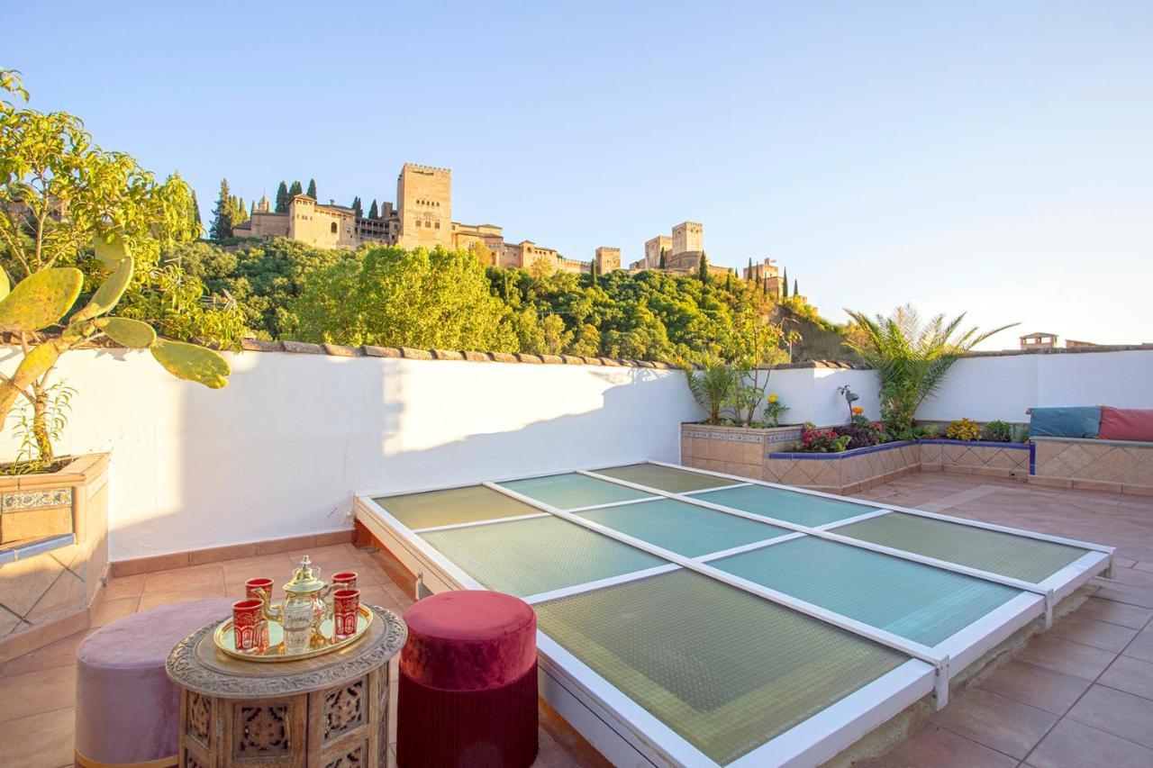 Morayma House Terrace With Views To Alhambra Villa Granada Exterior photo